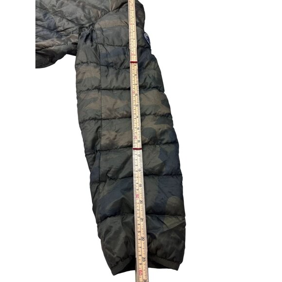 Abercrombie & Fitch Camo Puffer Jacket M Water & Wind Resistant Down Insulated G - Picture 10 of 14